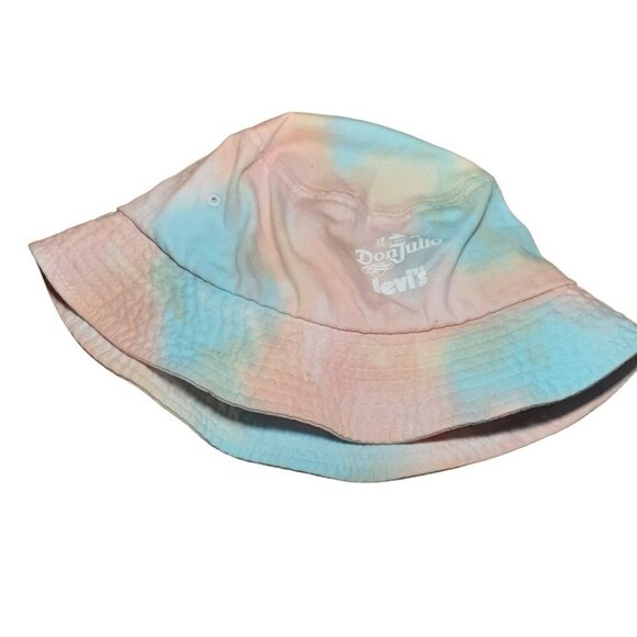 Sportsman Hat Don Julio Levis Colab Tie Dye Bucket Hat Pink Blue Fishing - Picture 1 of 9